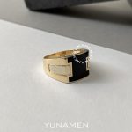 انگشتر طلای مردانه یونامن Y325