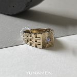 انگشتر طلای مردانه یونامن Y383
