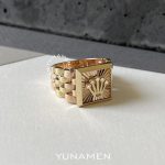 انگشتر طلای مردانه یونامن Y385