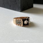 انگشتر طلای مردانه یونامن Y387