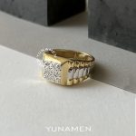 انگشتر طلای مردانه یونامن Y388