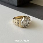 انگشتر طلای مردانه یونامن Y380