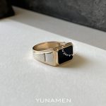 انگشتر طلای مردانه یونامن Y335