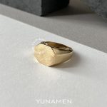 انگشتر طلای مردانه یونامن Y362