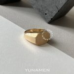 انگشتر طلای مردانه یونامن Y362