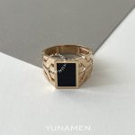 انگشتر طلای مردانه یونامن Y371