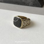 انگشتر طلای مردانه یونامن Y382