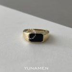 انگشتر طلای مردانه یونامن Y386