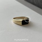انگشتر طلای مردانه یونامن Y386