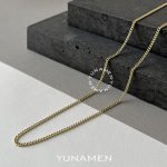 زنجیر طلای مردانه یونامن Y516 وزن 3 تا 4 گرم