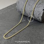 زنجیر طلای مردانه یونامن Y516 وزن 3 تا 4 گرم