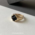 انگشتر طلای مردانه یونامن Y374