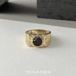 انگشتر طلای مردانه یونامن Y421