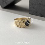 انگشتر طلای مردانه یونامن Y421
