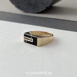 انگشتر طلای مردانه یونامن Y427