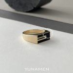 انگشتر طلای مردانه یونامن Y427