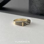 انگشتر طلای مردانه یونامن Y428
