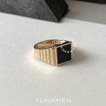 انگشتر طلای مردانه یونامن Y326