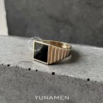 انگشتر طلای مردانه یونامن Y326