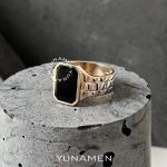 انگشتر طلای مردانه یونامن Y339