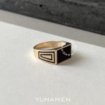 انگشتر طلای مردانه یونامن Y357