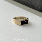 انگشتر طلای مردانه یونامن Y433