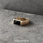 انگشتر طلای مردانه یونامن Y433