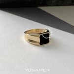 انگشتر طلای مردانه یونامن Y434