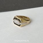 انگشتر طلای مردانه یونامن Y437