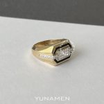 انگشتر طلای مردانه یونامن Y437