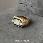 انگشتر طلای مردانه یونامن Y437