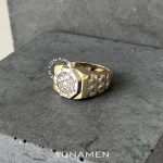 انگشتر طلای مردانه یونامن Y438