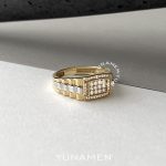 انگشتر طلای مردانه یونامن Y392