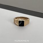 انگشتر طلای مردانه یونامن Y441