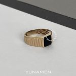 انگشتر طلای مردانه یونامن Y441