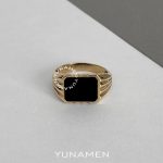 انگشتر طلای مردانه یونامن Y443