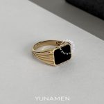 انگشتر طلای مردانه یونامن Y443