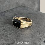 انگشتر طلای مردانه یونامن Y443