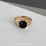 انگشتر طلای مردانه یونامن Y444