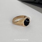 انگشتر طلای مردانه یونامن Y444