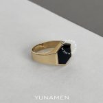 انگشتر طلای مردانه یونامن Y446