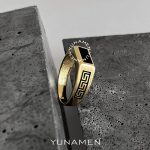 انگشتر طلای مردانه یونامن Y448