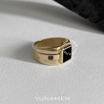 انگشتر طلای مردانه یونامن Y449