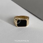 انگشتر طلای مردانه یونامن Y450
