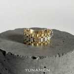 انگشتر طلای مردانه یونامن Y451