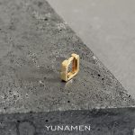 گوشواره سنگ و طلای مردانه یونامن y920