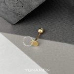 گوشواره سنگ و طلای مردانه یونامن y922