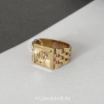 انگشتر طلای مردانه یونامن Y456