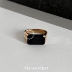 انگشتر طلای مردانه یونامن Y458