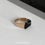 انگشتر طلای مردانه یونامن Y458